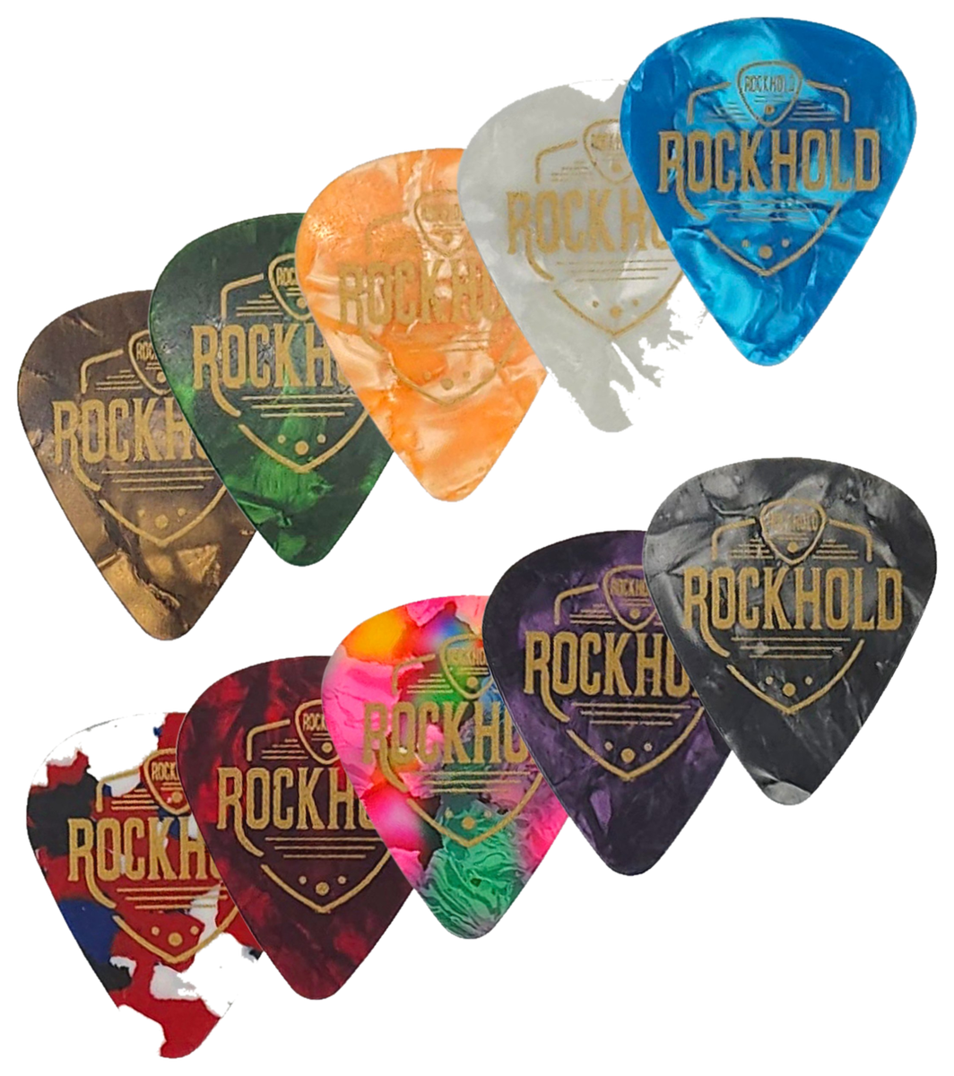Kolorowe kostki gitarowe Rockhold